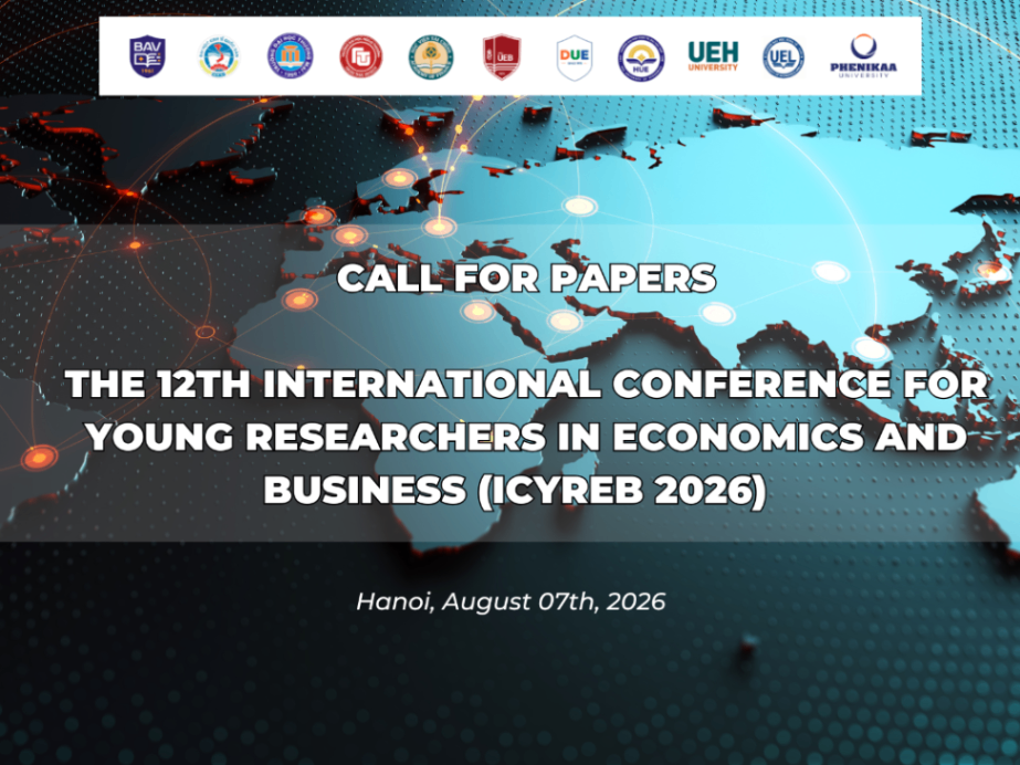 CALL FOR PAPERS: THE 12th INTERNATIONAL CONFERENCE FOR YOUNG RESEARCHERS IN ECONOMIC AND BUSINESS (ICYREB 2026)
