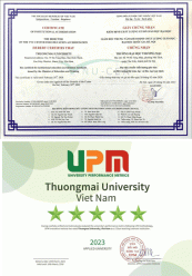 Chúc mừng trường Đại học Thương mại xếp hạng 5 sao UPM