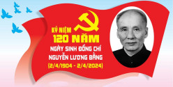 Kỷ niệm 120 năm Ngày sinh đồng chí Nguyễn Lương Bằng (02/4/1904 - 02/4/2024)