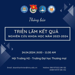 HỘI NGHỊ BÁO CÁO KẾT QUẢ NGHIÊN CỨU KHOA HỌC VÀ Ý TƯỞNG KHỞI NGHIỆP CỦA SINH VIÊN NĂM 2024