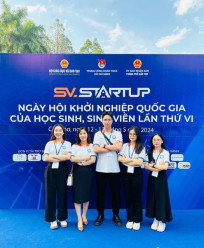 CHÚC MỪNG DỰ ÁN CỦA SINH VIÊN VIỆN QTKD XUẤT SẮC ĐẠT GIẢI BA TẠI CHUNG KẾT SV-STARTUP 2024