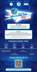 Thông tin chương trình “Hành trình bài ca sinh viên” năm 2023