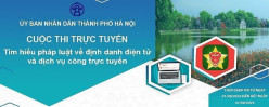 Cuộc thi trực tuyến “Tìm hiểu pháp luật về định danh điện tử và dịch vụ công trực tuyến”