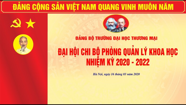 Đại hội Chi bộ Phòng Quản lý Khoa học nhiệm kỳ 2020-2022